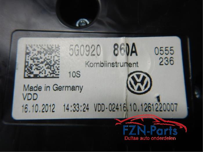 VW Golf 7 Starterset