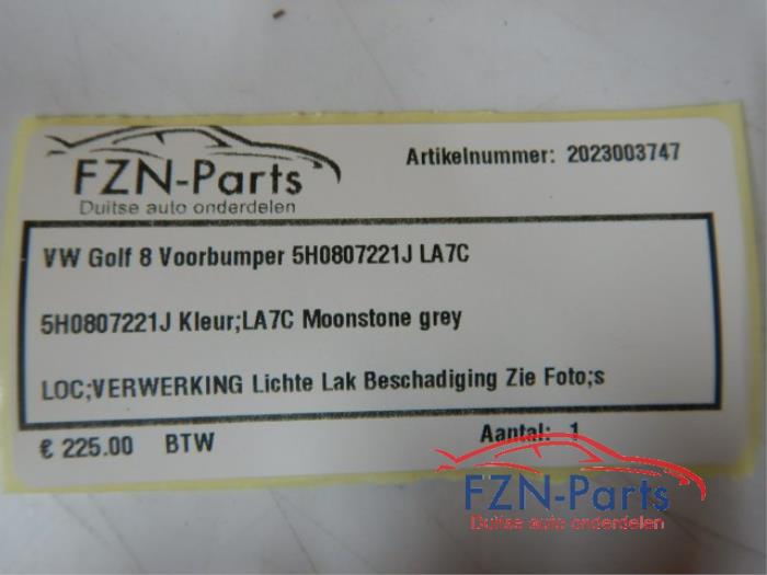 VW Golf 8 Voorbumper
