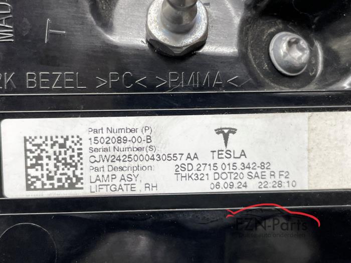 Achterlicht rechts Tesla Model Y (22838019)