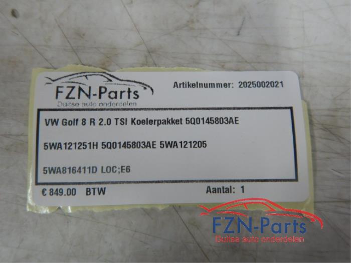 VW Golf 8 R 2.0 TSI Koelerpakket