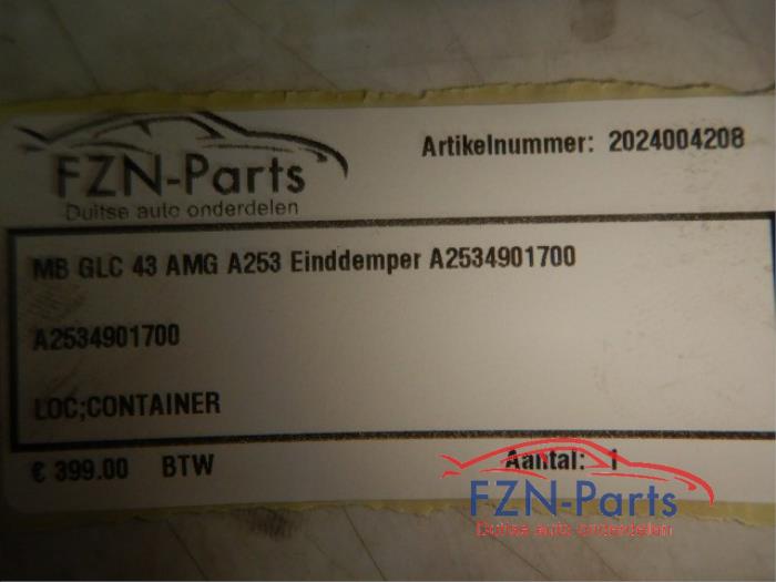Uitlaat Einddemper Mercedes GLC-Klasse (22740923)