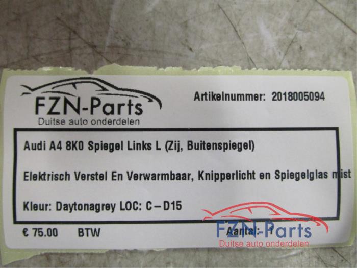 Buitenspiegel links Audi A4 (22725406)