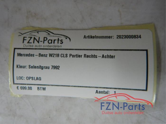 Portier 4Deurs rechts-achter Mercedes CLS-Klasse (22723871)