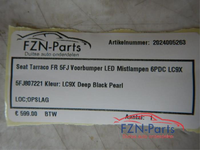 Seat Tarraco FR 5FJ Voorbumper LED Mistlampen