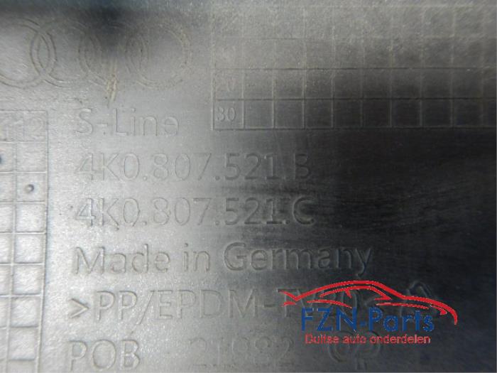 Audi A6 4K S-Line Diffuser Onderlip Achterbumper