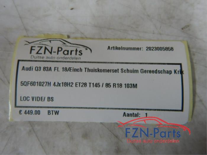 Thuiskomer Audi Q3 (22729678)