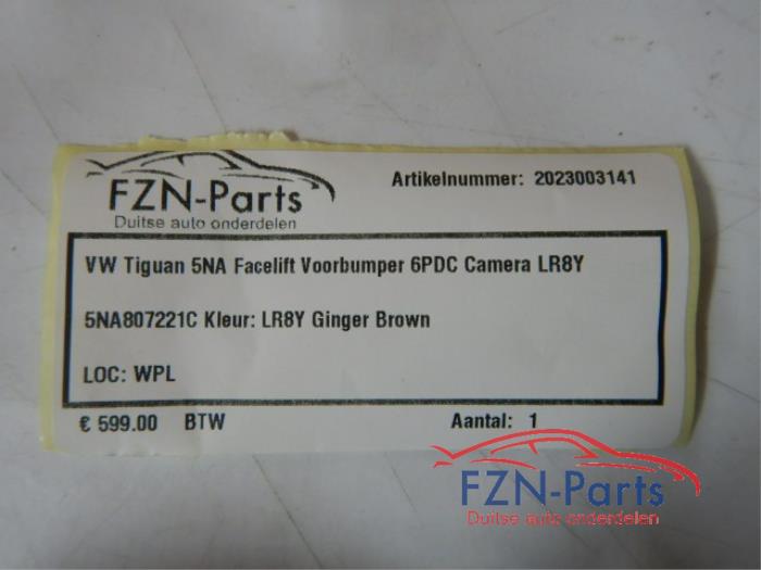 VW Tiguan 5NA Facelift Voorbumper 6PDC LR8Y Camera