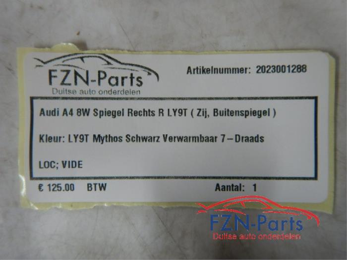 Buitenspiegel rechts Audi A4 (22724849)