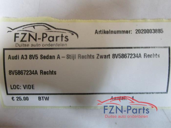 A-stijl Afdekkap rechts Audi A3 (22730764)