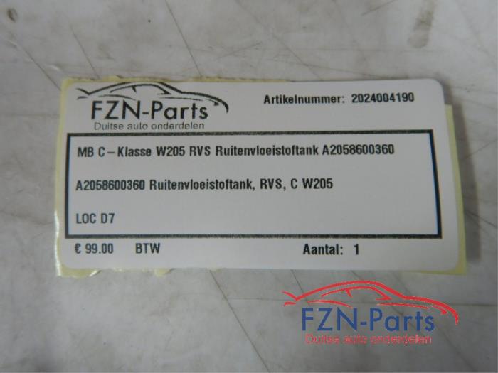 Ruitensproeiertank voor Mercedes C-Klasse (22741373)