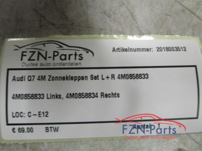 Zonneklep set Audi Q7 (22727890)