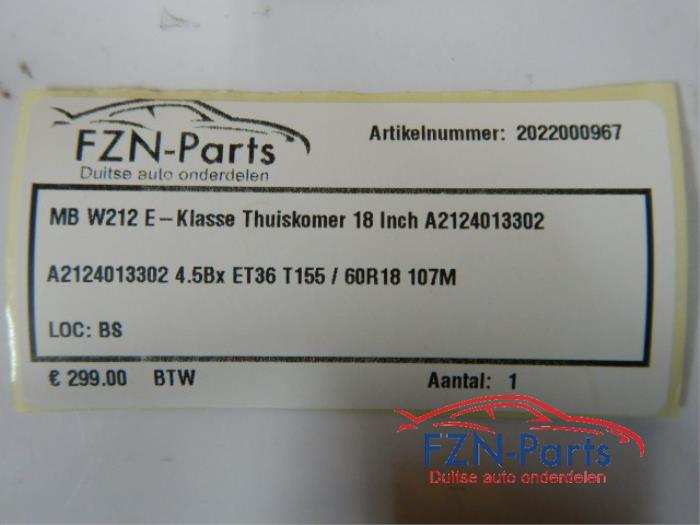 Thuiskomer Mercedes E-Klasse (22729695)
