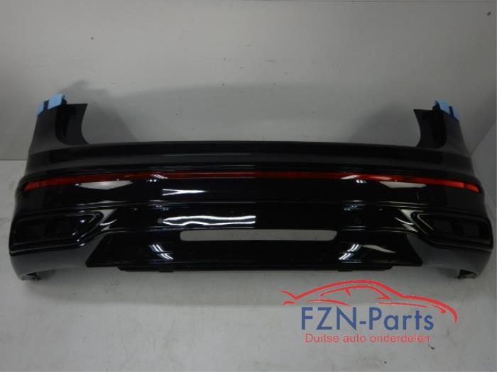 VW Tiguan 5NA Facelift R-Line Black Achterbumper 6PDC LC9X Kleur: LC9X Deep Black Pearl