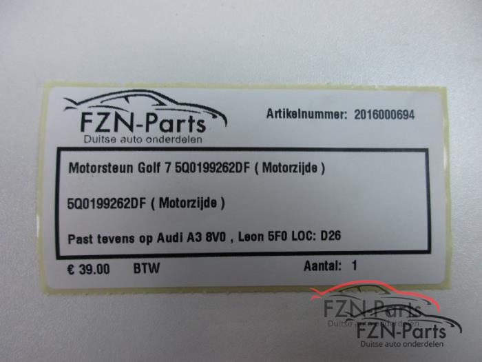 VW Golf 7 Motorsteun