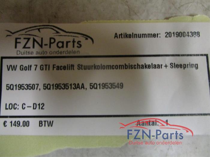 Combischakelaar Stuurkolom Volkswagen Golf (22744924)