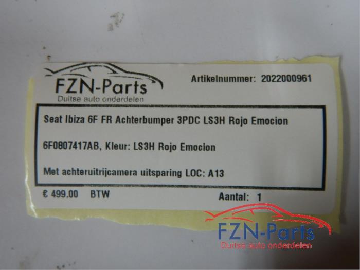 Achteruitrij Camera Seat Ibiza (22724361)