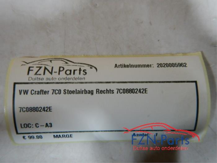 Airbag stoel (zitplaats) Volkswagen Crafter (22730665)