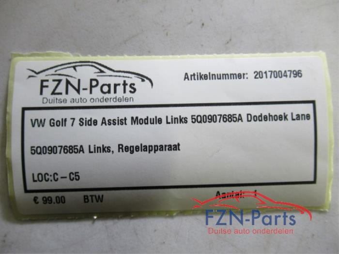 VW Golf 7 Side Assist Module Links