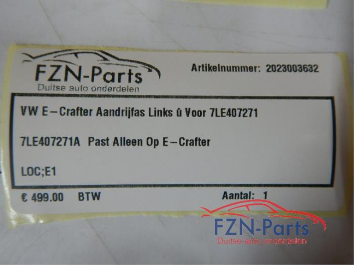 Aandrijfas links-voor Volkswagen Crafter (22724685)
