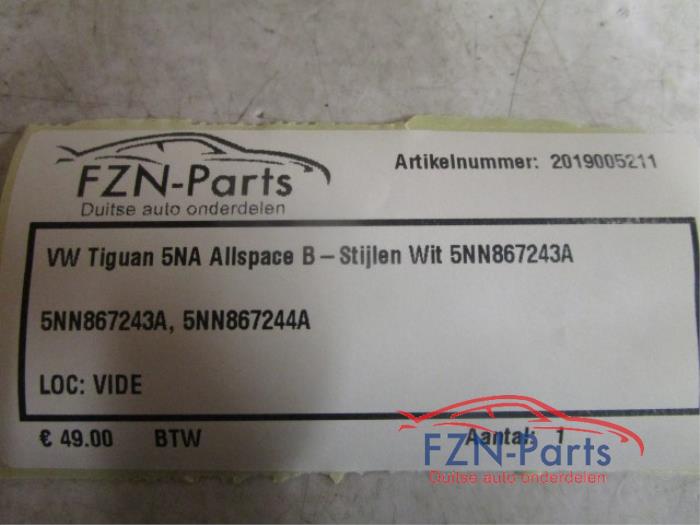 VW Tiguan 5NA Allspace B - Stijlen Wit
