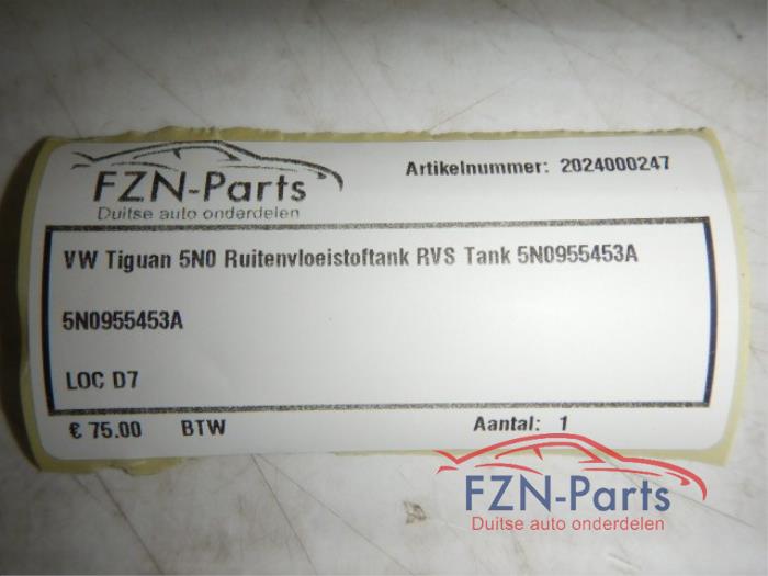 Ruitensproeiertank voor Volkswagen Tiguan (22743549)