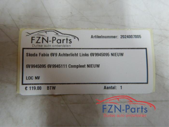 Achterlicht links Skoda Fabia (22725066)