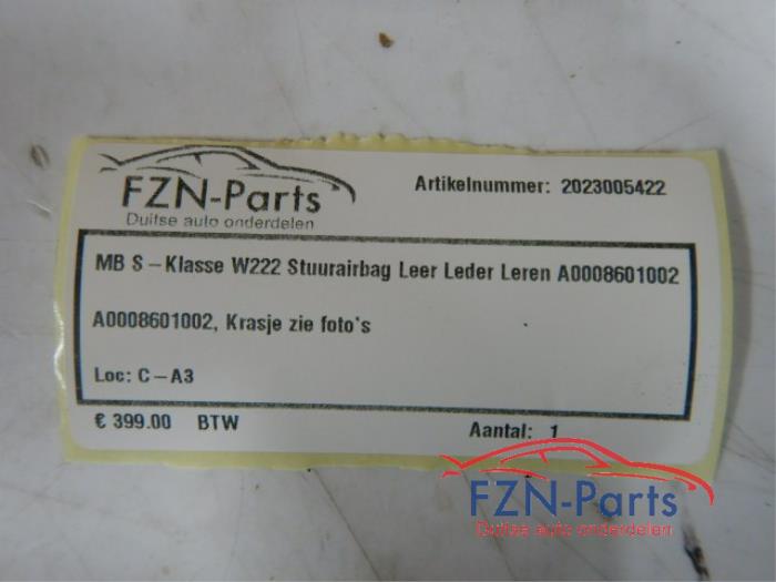 Airbag links (Stuur) Mercedes S-Klasse (22730565)