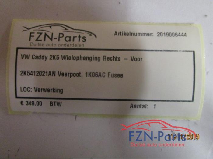 Wielophanging rechts-voor Volkswagen Caddy (22729749)