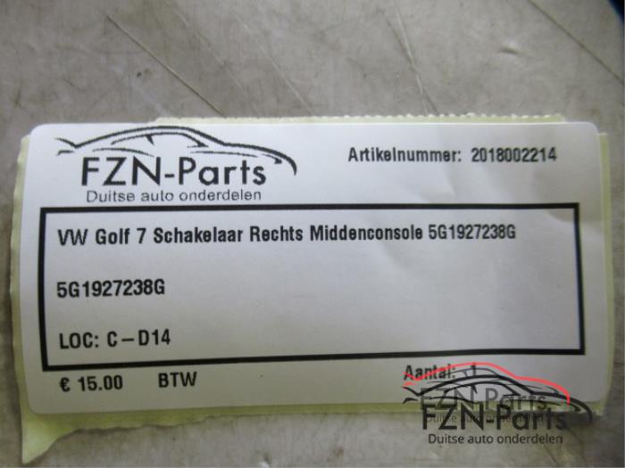 Schakelaar (diversen) Volkswagen Golf (22741797)