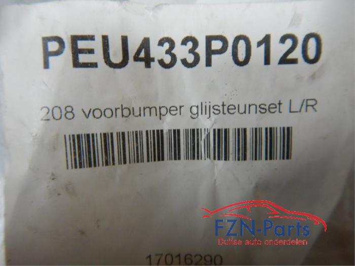 Peugeot 208 Bumpergeleiders Voorzijde LR