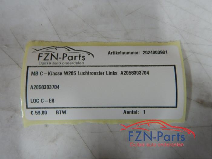 Luchtrooster zijkant Mercedes C-Klasse (22740005)