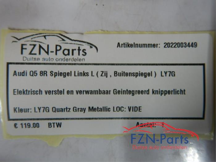 Audi Q5 8R Spiegel Links L (Zij,Buitenspiegel)