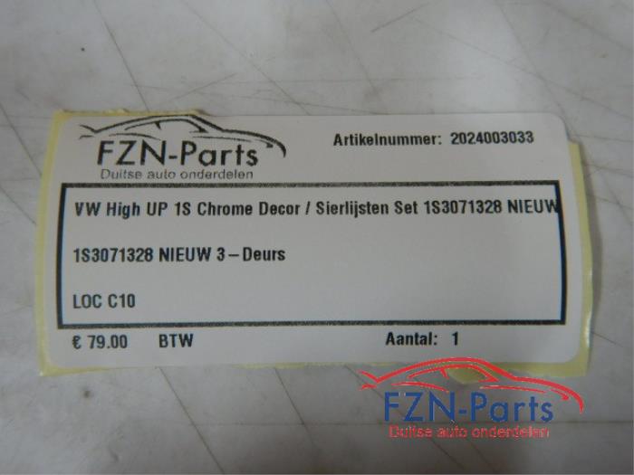 VW UP! High 1S Chrome Decor/Sierlijsten Set