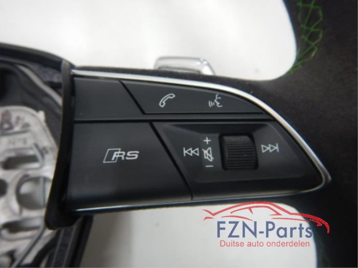 Audi RS3 8Y Stuur Alcantara MF+F1+VIEW Groen stiksel