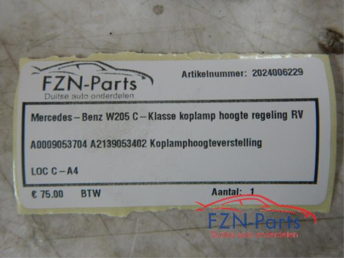 Mercedes-Benz W205 C-Klasse koplamp Hoogte Regeling Rechts-voor