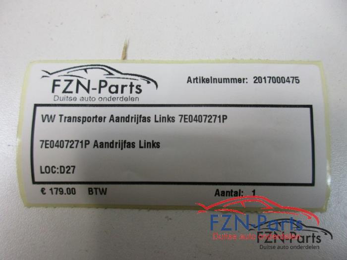 VW Transporter Aandrijfas Links