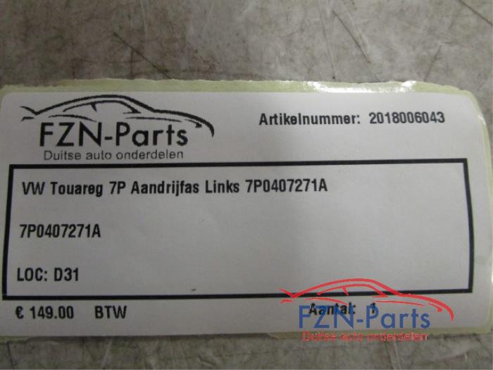 Aandrijfas links-voor Volkswagen Touareg (22724955)