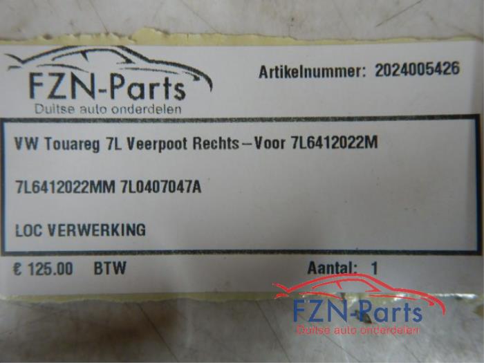 Schokdemperpoot rechts-voor Volkswagen Touareg (22739017)