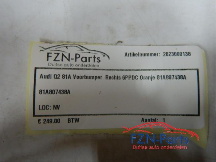 Voorbumper Audi Q2 (22721247)