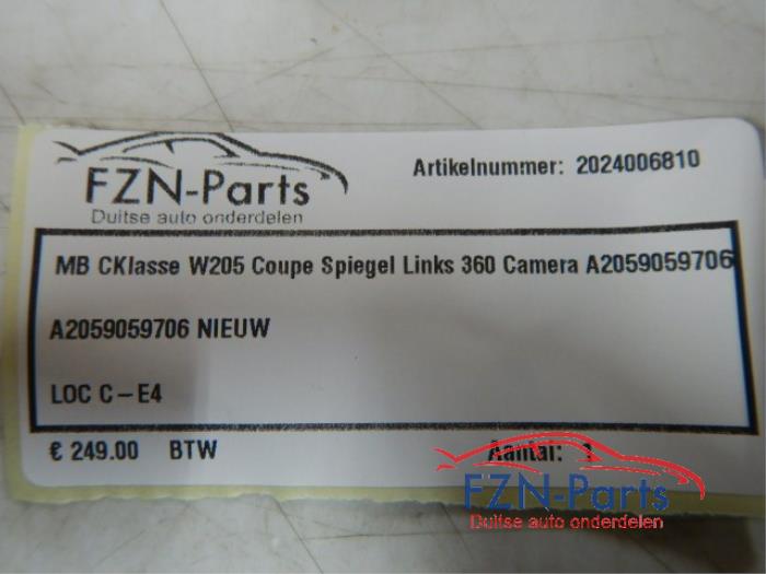 Mercedes-Benz C-Klasse W205 Coupe Spiegel Links 360 Camera