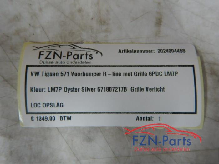 Voorbumper Volkswagen Tiguan (22722263)