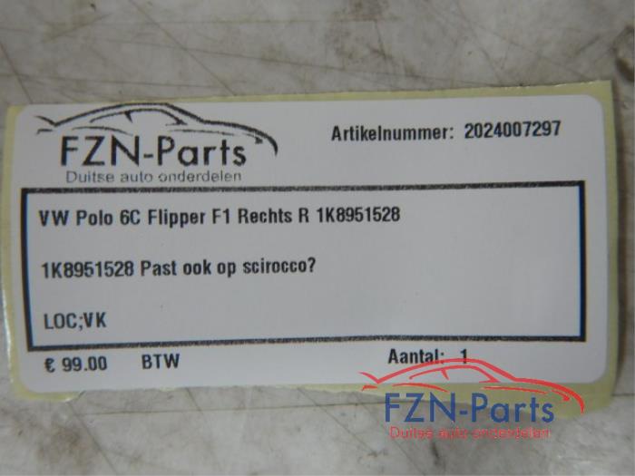 Schakelflipper set Volkswagen Polo (22738564)