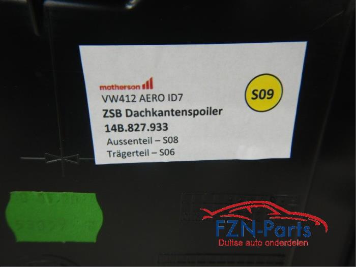 VW ID7 Dakspoiler