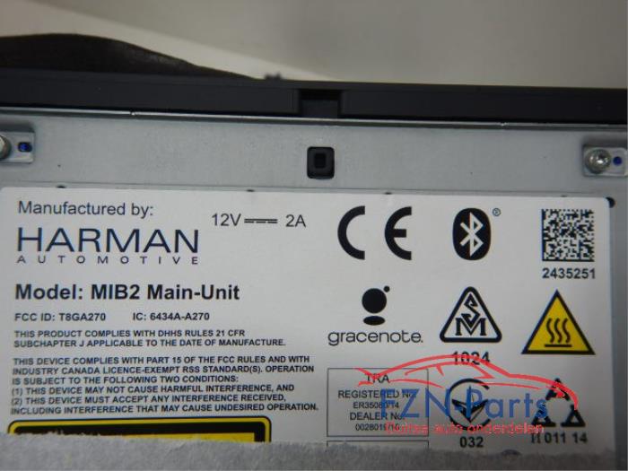 Audi A3 8V Facelift Navigatieset Display Unit Middenconsole