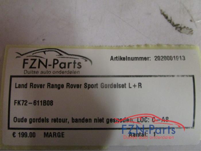 Land Rover Range Rover Sport Gordels L+R
