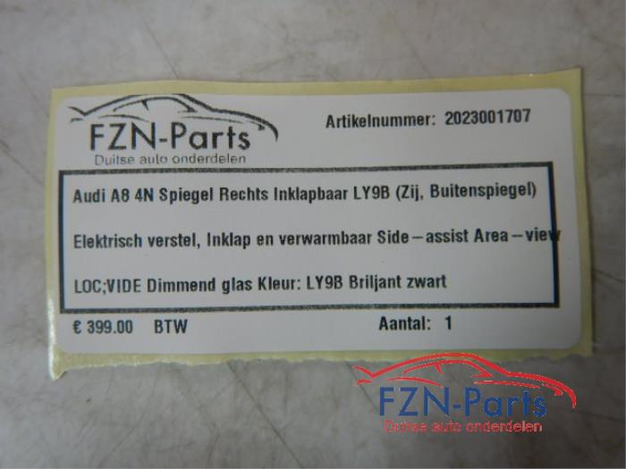 Buitenspiegel rechts Audi A8 (22724790)