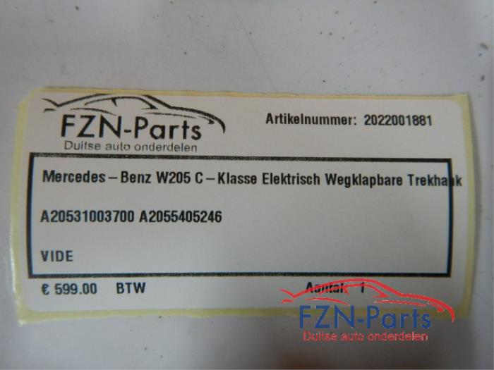 Mercedes-Benz W205 C-Klasse Elektrisch Wegklapbare Trekhaak