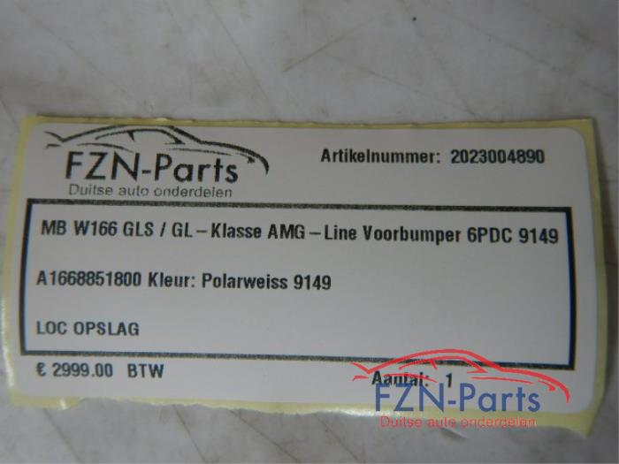 Voorbumper Mercedes GLE (22722367)
