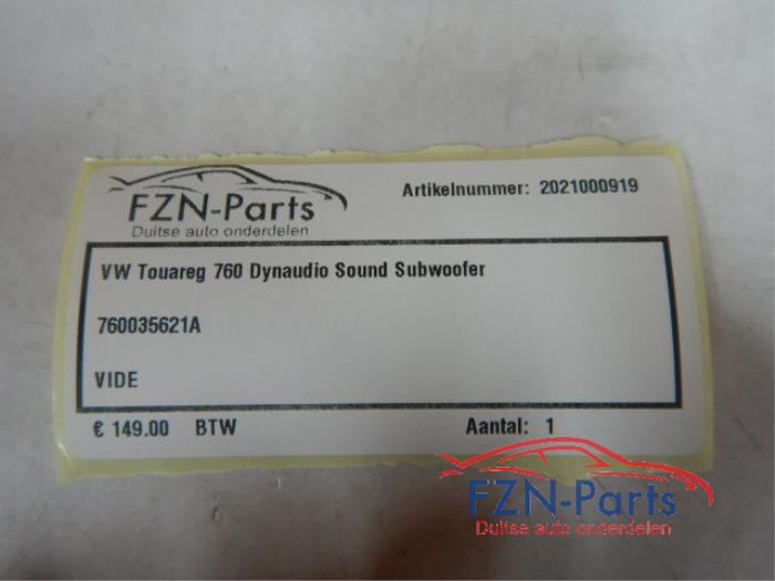 VW Touareg 760 Dynaudio Sound Subwoofer