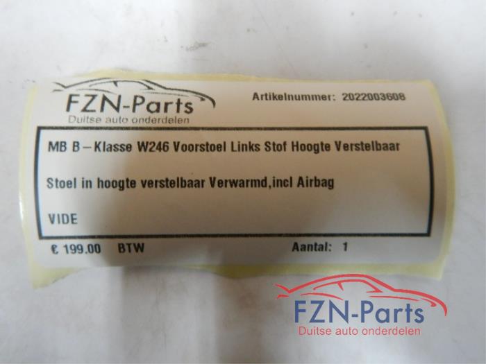 Stoel links Mercedes B-Klasse (22740141)